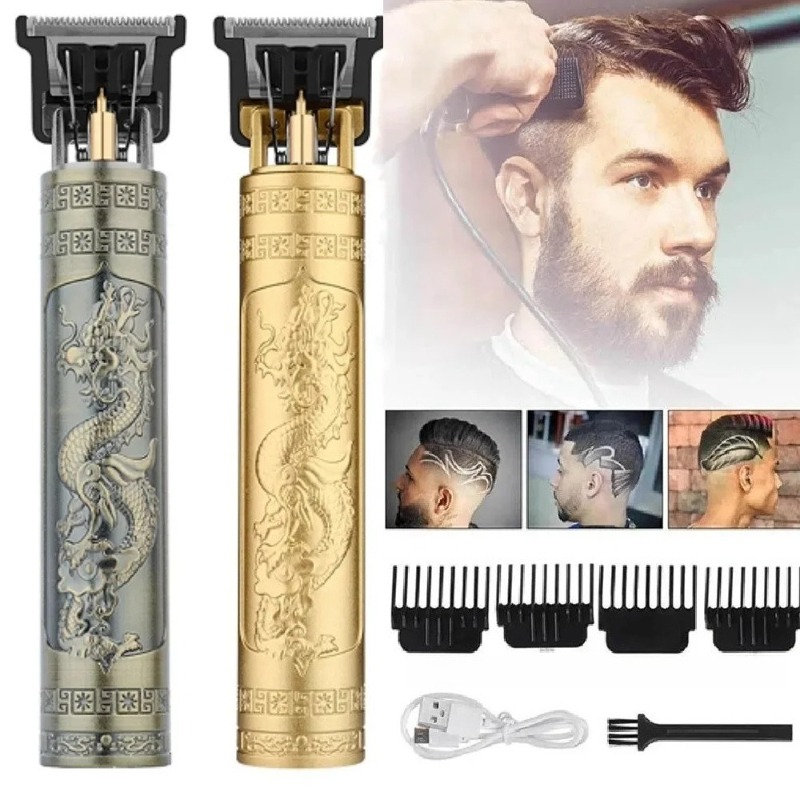 Men'S Grooming Shaver - T9 Elektrischer Bartschneider Kabelloser Haarschneider für