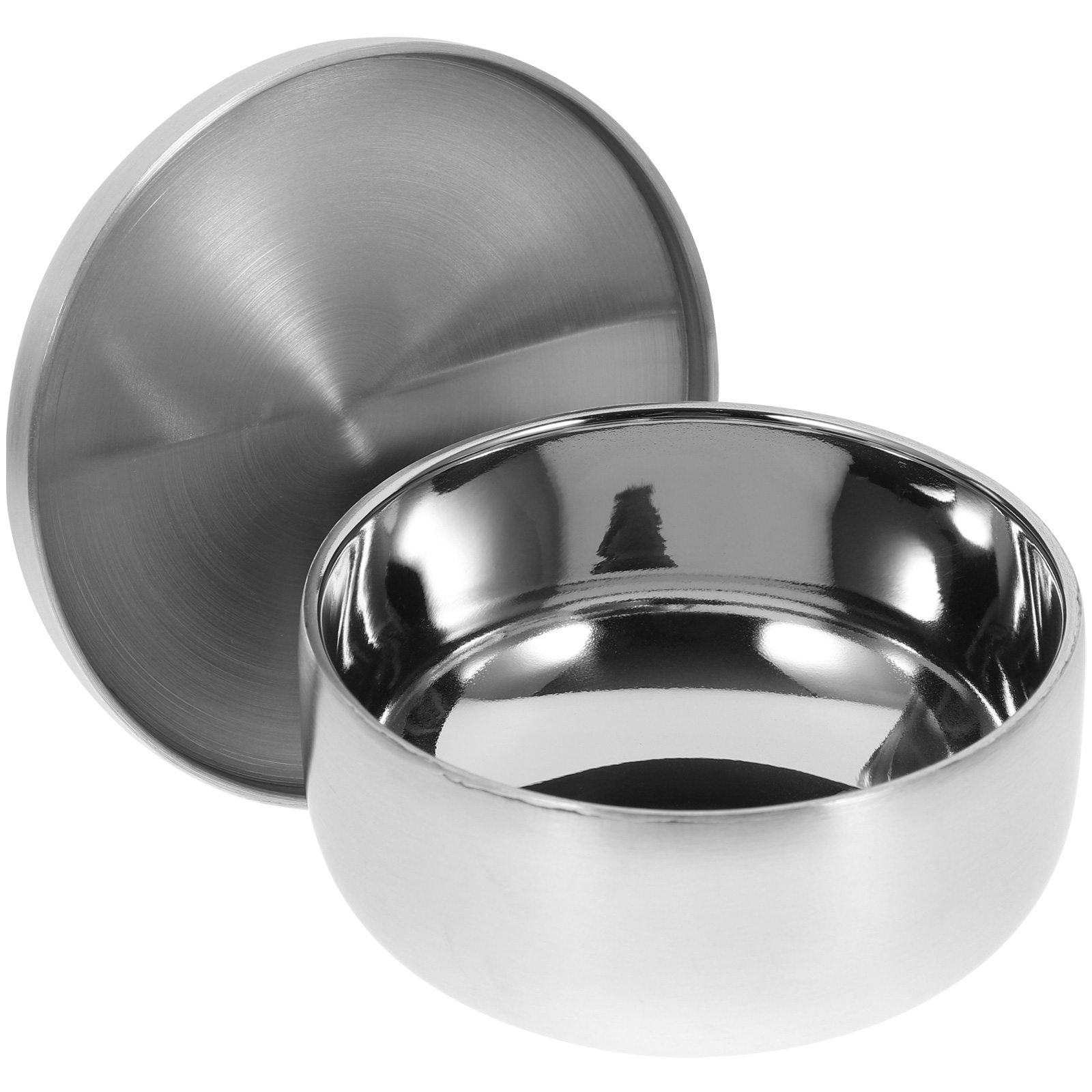 Shaving Bowl Soap - Praktische Edelstahl Männer Rasieren Schüssel Mit