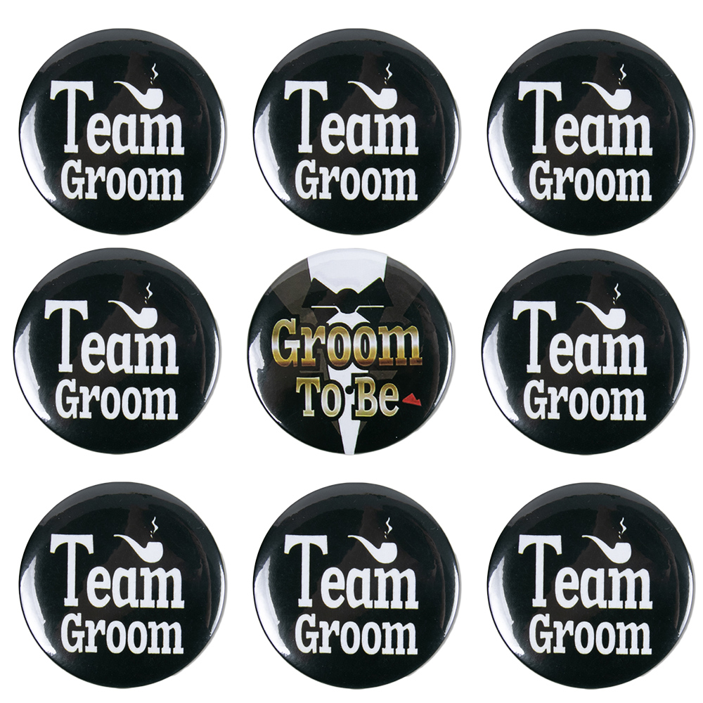 Men'S Grooming Ideas - 1–12 Stück Junggesellenabschied Abzeichen Pins Team