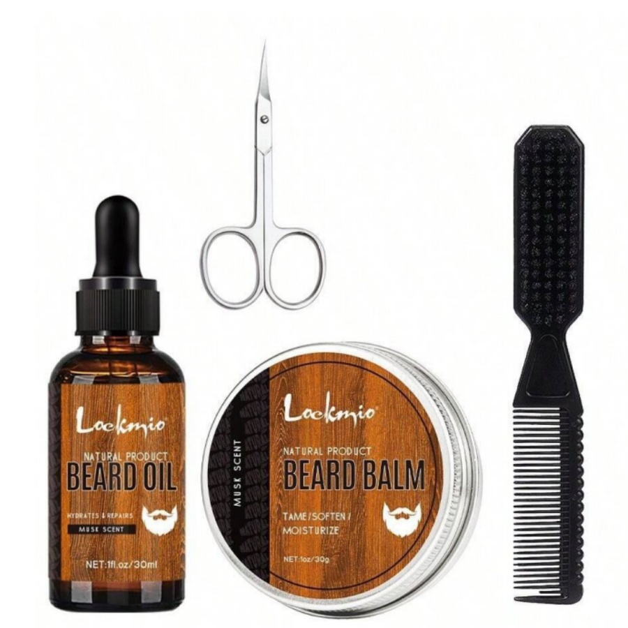 Men'S Grooming Cream - Männer Bart Balsam Kit Whisker Feuchtigkeitscreme