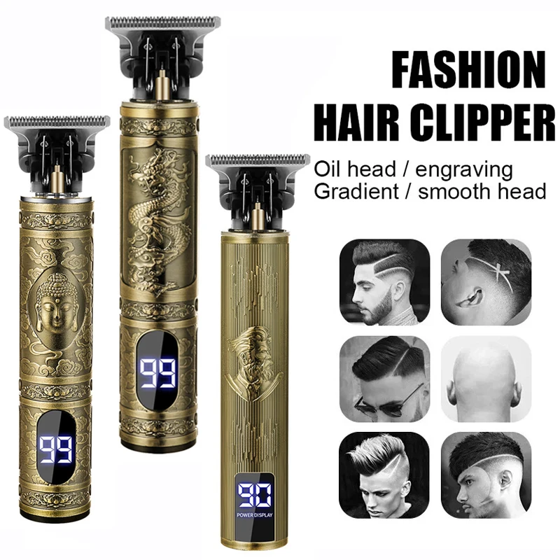 Men'S Grooming Shaver - T9 Herren-Pflegeset Kabelloser Haarschneider Elektrischer Rasierer