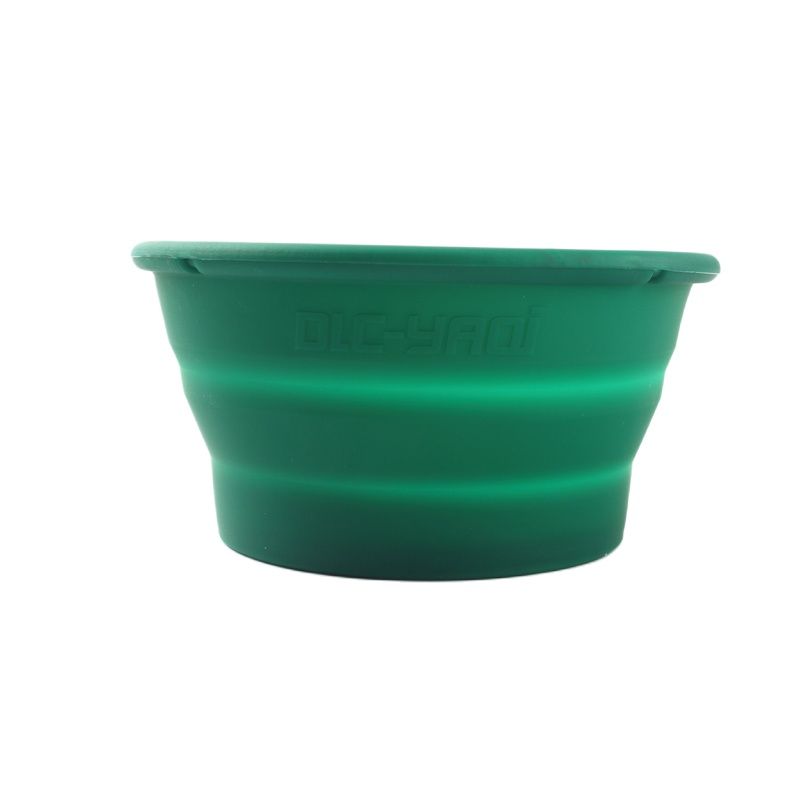 Shaving Bowl Soap - Yaqi grüne Farbe zusammen klappbare Silikon