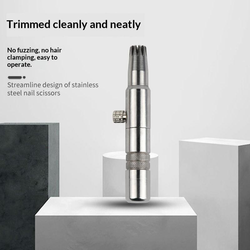 Men'S Grooming Hair Removal - Manueller Mini-Nasen- und Ohrhaartrimmer mit Scharfer