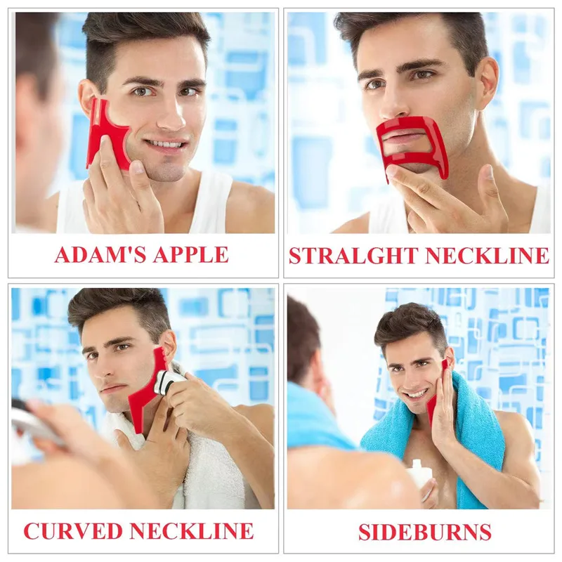 2/4Pcs männer Bart Kämme Haar  – Men'S Grooming Salon Bewertung und Preis