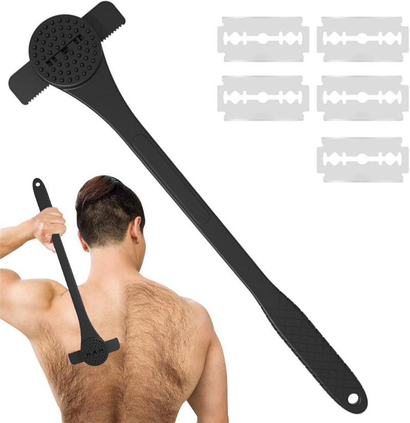 Flexibler Rückenrasierer mit l – Men'S Grooming Hair Removal Bewertung und Preis