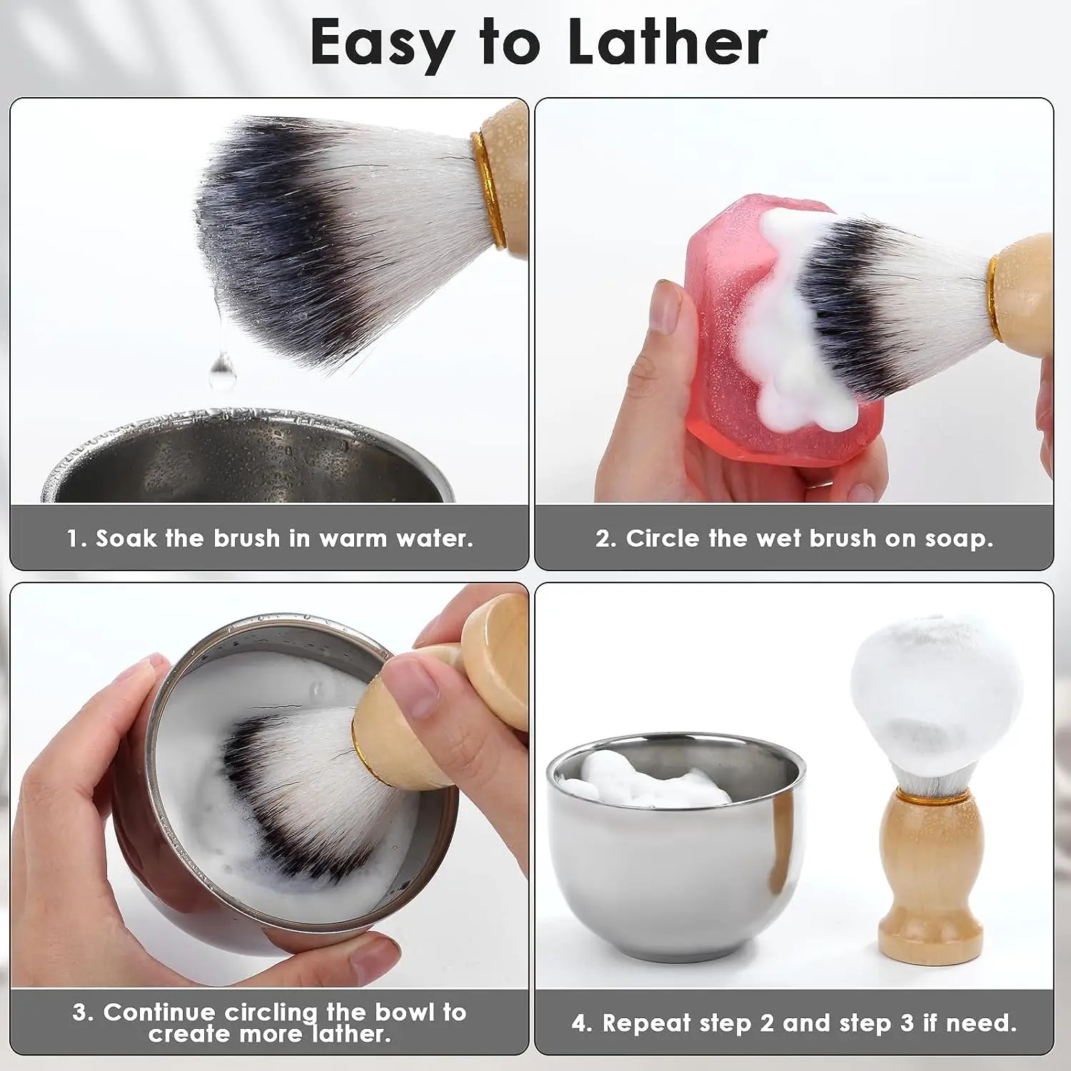 Edelstahl Herren Rasieren Troc – Shaving Bowl Soap Bewertung und Preis