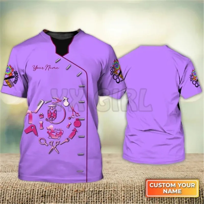 Sommer-Hundegroomer 3D-T-Shirt – Men'S Grooming Salon Bewertung und Preis