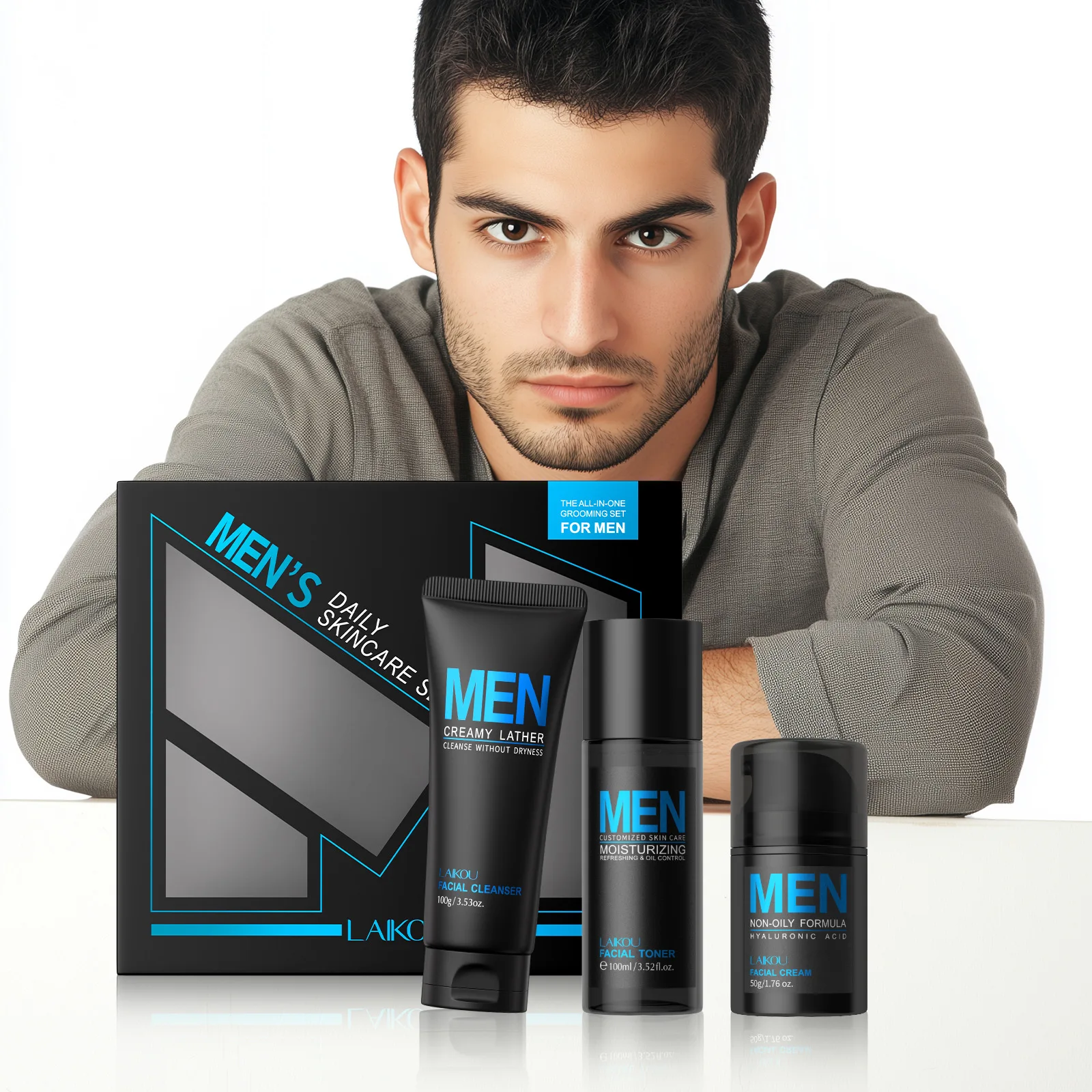 3-in-1-Pflegeset für Herren, R – Men'S Grooming Cream Bewertung und Preis
