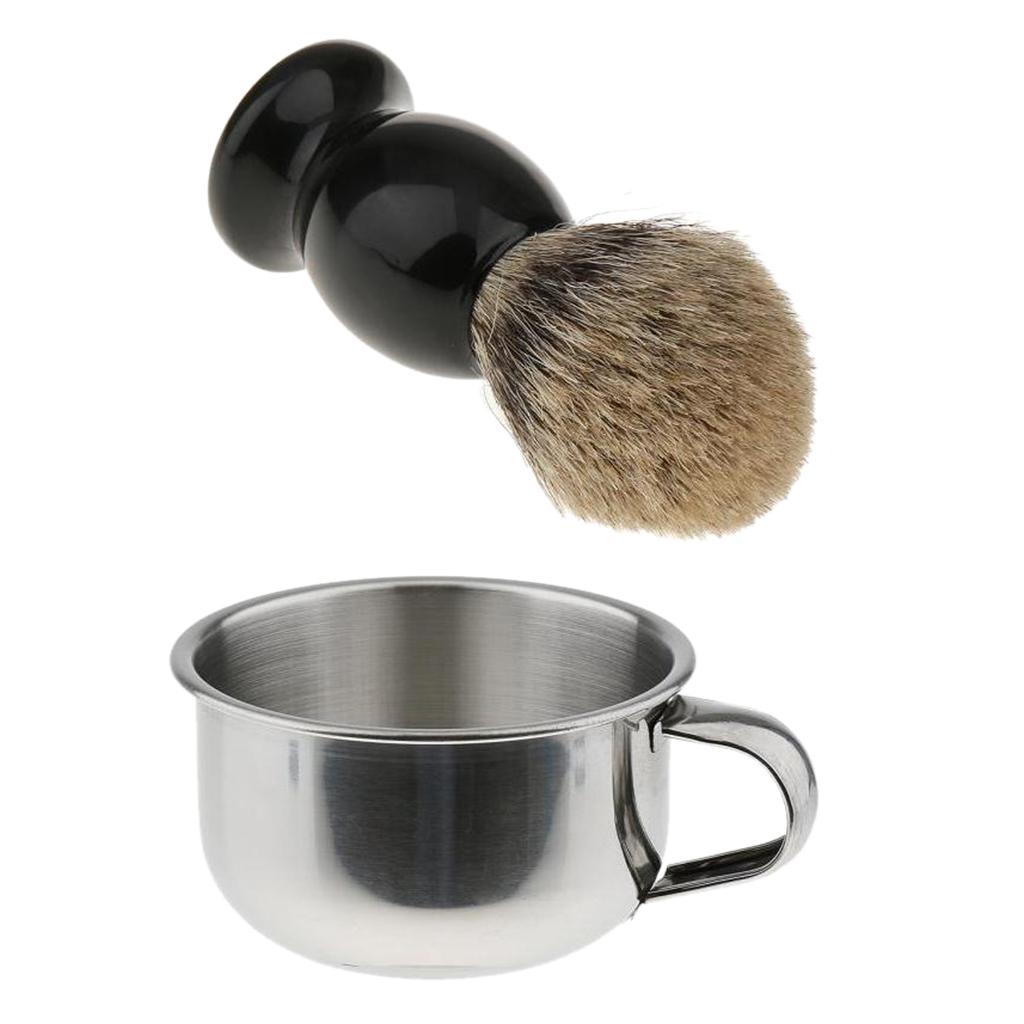 Rasierpinsel-Set mit Rasiersch – Shaving Bowl Soap Bewertung und Preis