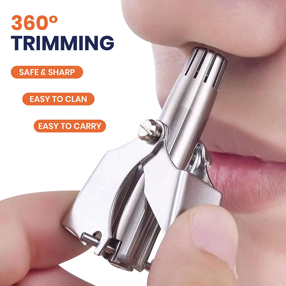 Tragbarer manueller Nasen- und – Men'S Grooming Hair Removal Bewertung und Preis
